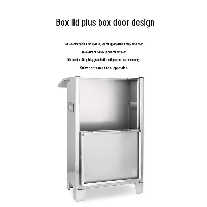 Saizes Stainless Steel Fire Extinguisher Cabinet
