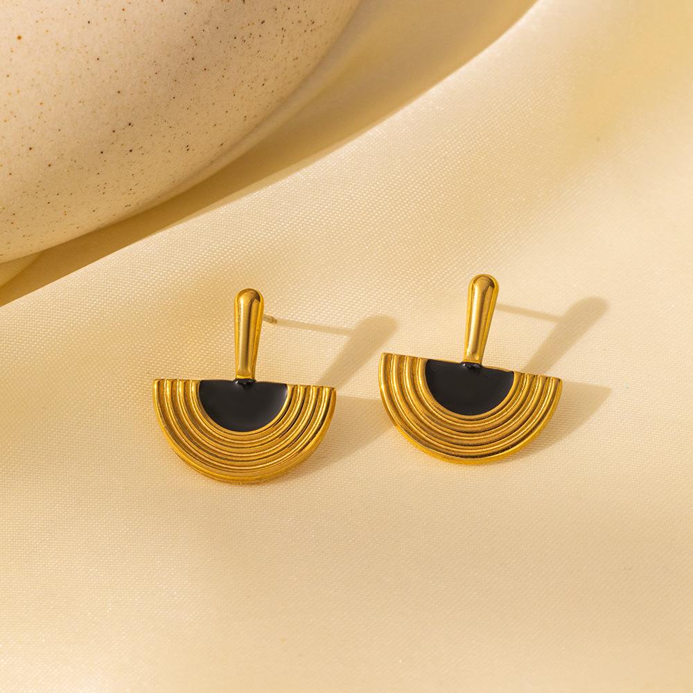 

Новые серьги французского дизайна, женские классические серьги-пусеты в египетском стиле, серьги, набор украшений, универсальный темперамент