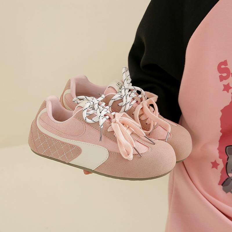 New Female Spring Student Sports Running Casual Shoes Platform