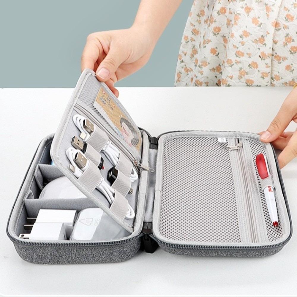 Shockproof Travel Electronics Organizer Hard Case Portable Storage Bag  Tablet