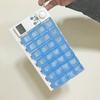 7-Day Independent Lattice Holder Weekly Drug Organizer Seal Timing Reminder Electronic Medicine Case Pill  Storage Box