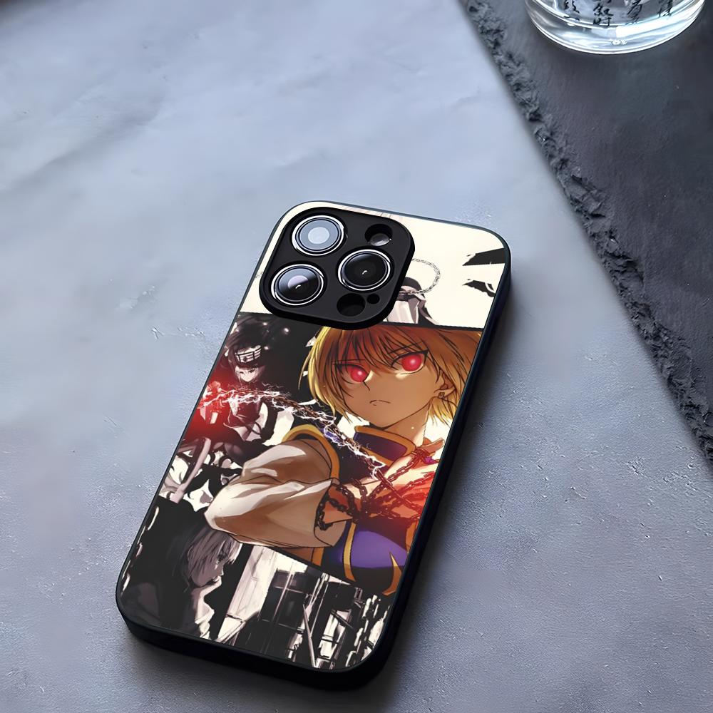 Anime Hunter X Hunters Kurapika Phone Case Tempered Glass For IPhone 17 13 14 16 12 15 11 Pro Max Plus Mini X XR SE2020 Coque