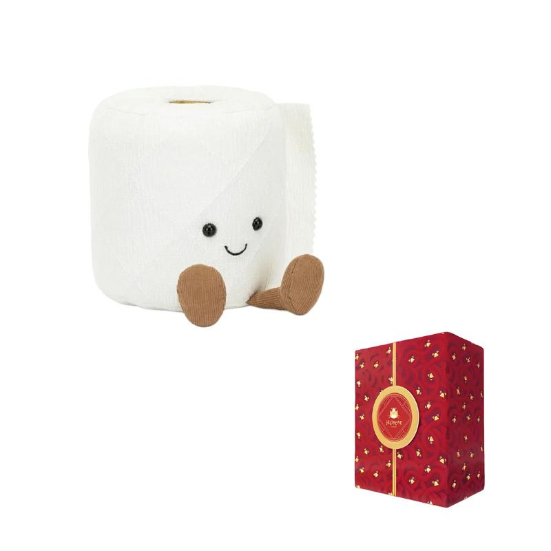 JELLYCAT Fun Items Series Toilet Paper Cute Doll Plush Doll 15cm High