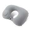 LUYING Air U Pillow Compact Ultra Light Convenient Travel Car Moving Cushion Gray