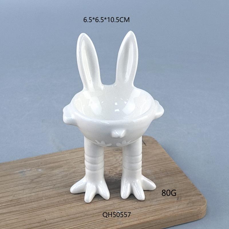 Пасхальный Керамический Кролик Подставка для Яиц Чашка Чашка Обеденный Стол Подставка для Яиц Керамическая Подставка для Завтрака Креативная Классическая Милая chick shaped egg cup