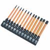 13Pcs Impact Hex Head Allen Wrenches Drill Bit Set 100/150mm Hex Shank Steel Hex Screwdriver Bit for Assembling