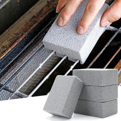 Lot de 8 éponges de nettoyage pour barbecue, brosses de nettoyage pour taches tenaces, pierre ponce, outil de nettoyage pour gril, articles de cuisine