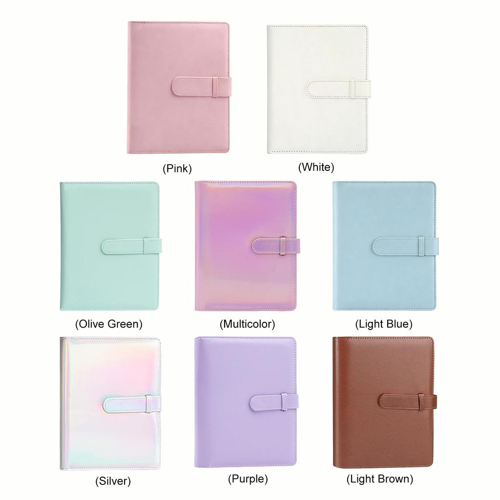 256 Pockets PU Leather Mini Album Solid Color Photo Album Fit for Fujifilm Instax Mini Film for 3 Inch Film& Small Pictures
