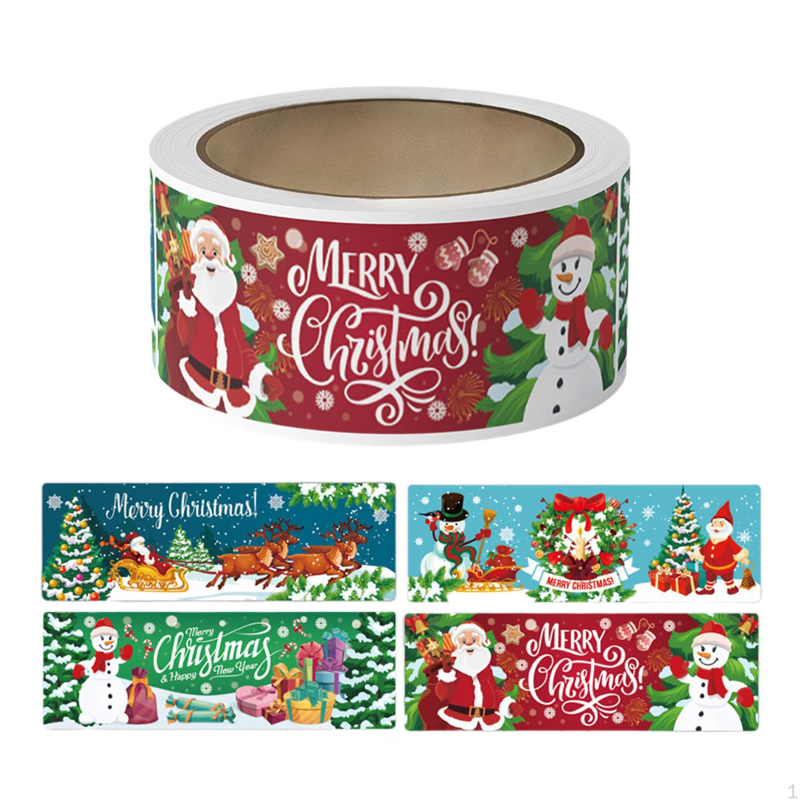 

Christmas Envelope Seal Stickers Merry Christmas , Multifunctional Tags, for червоний