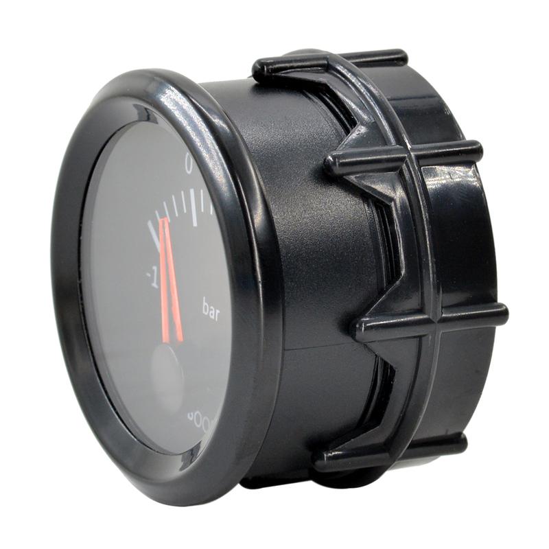 52mm Stepper Motor White LED Backlight Auto Car Boost Gauge -1~2 Bar Turbo Clock Meter Instrument