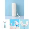 Comfort-fit Silicone Toothbrush For Kids Aged 1 To 7 Promoting Healthy Habits