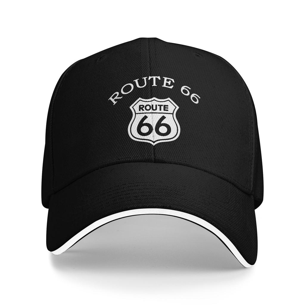 Personalized Americas Highway Route 66 Baseball Cap Hip Hop WoUnisex Unisexs Adjustable  Dad Hat Summer Snapback Caps