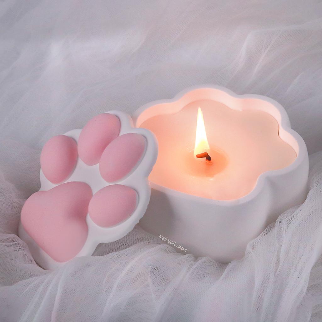 Cat Claw Storage Box Epoxy Resin Silicone Mold 3D Concrete Cement Gypsum Candle Jar DIY Crystal Flowerpot Home Decor Crafts Gift