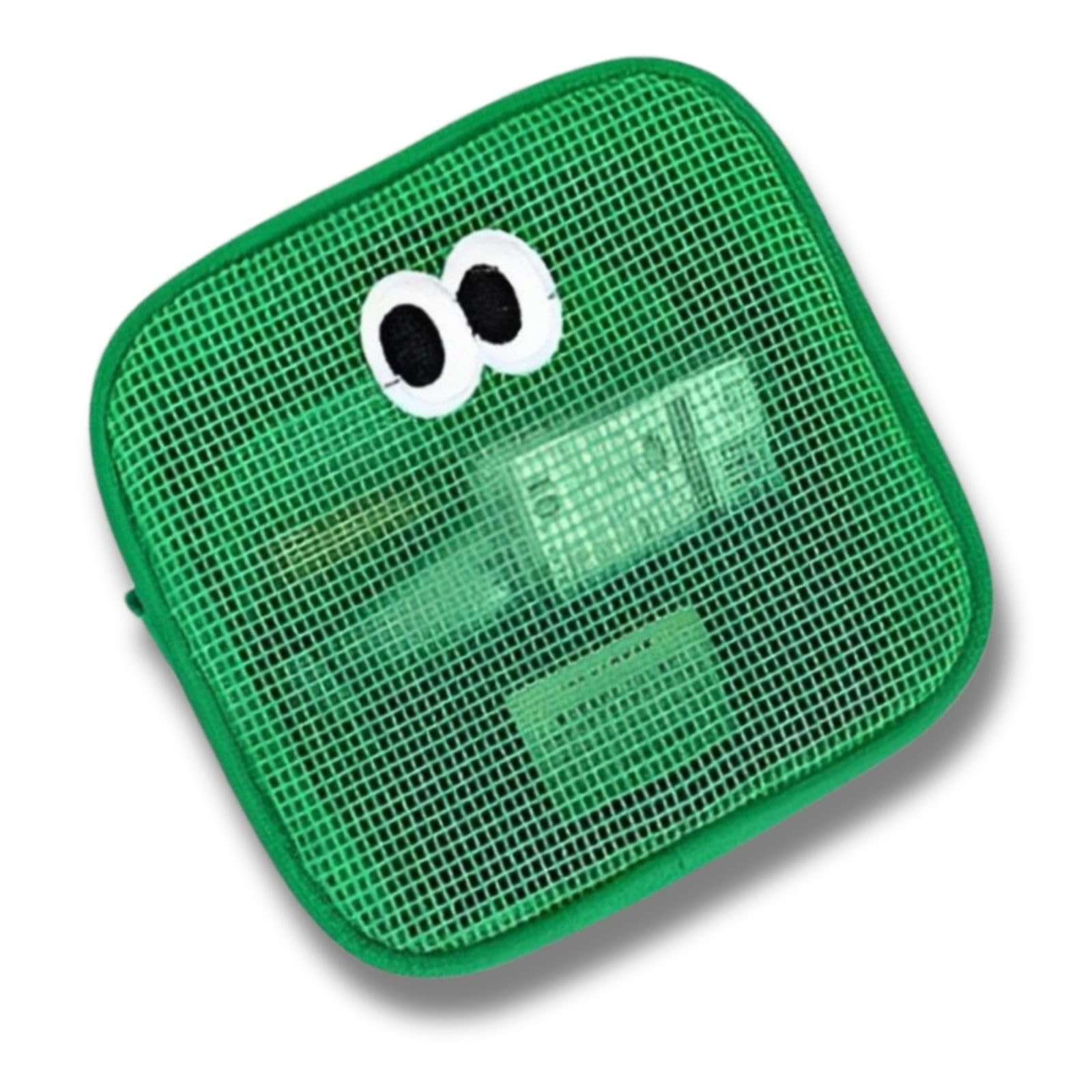 

Liberte555 Маленькая милая квадратная косметичка для путешествий, компактный чехол, (зеленый) зелёный