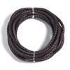 5 metri 6mm Corde in Pelle Intrecciata Corda Rotonda in Pelle Cordino per Fai da Te Ciondolo Collana Intreccio Bracciale Gioielli Materiali per la Creazione