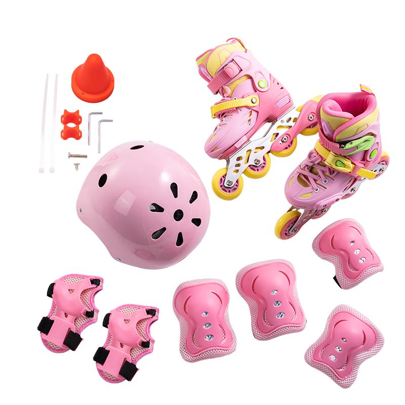 Deli Kids Freestyle Inline Skates Training Set S (Age 3-7, Shoe Size 30-34)