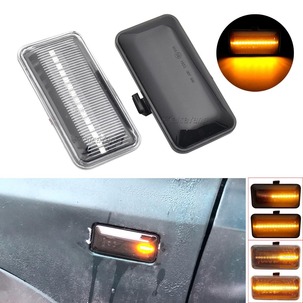 Dynamická boční obrysová světla směrová světla LED indikátor pro VW Golf 2 3 Passat B3 Vento Jetta A2 A3 Seat Ibiza 2 Cordoba 1