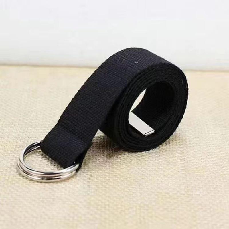 Chic Casual Wide Pants Belt With Double Ring Buckle For Students Perfect For Wear Everyday