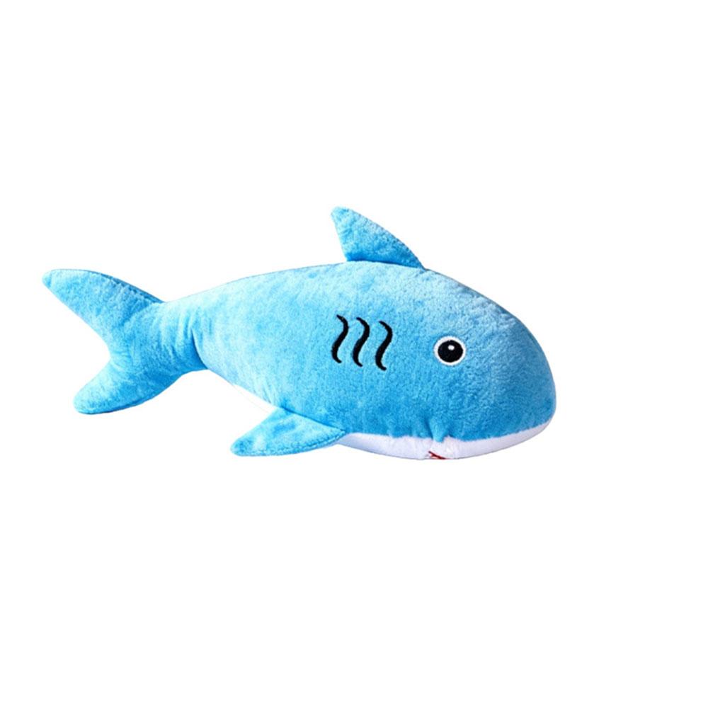 Giant Shark Dog Squeaky Toy - Durable Plush Pet Toy for Self-Play, Chew Resistant Design to Relieve Boredom,