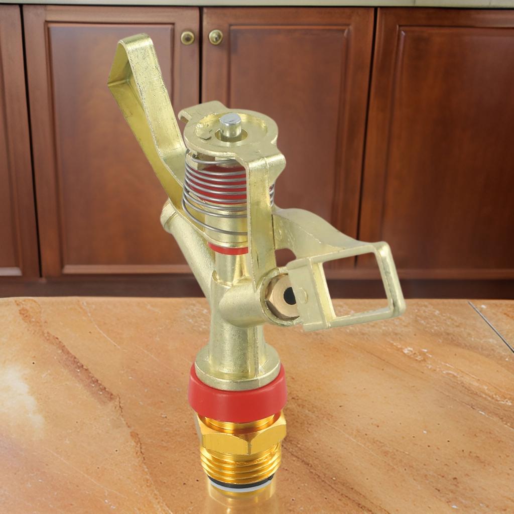 360° Hole Brass Spray Nozzle Sprinkler Head Garden Farm Lawn Irrigation System
