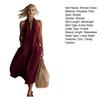 Summer Dress for Women Casual Deep V Neck Halter Sleeveless Long Dress Beach Vacation Flowy A-line Dress with Pockets