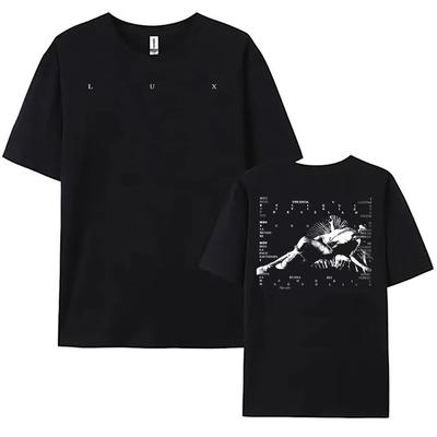 Rosalía LUX TRACKLIST TEE Short Sleeve Cotton Fashion Female Tshirts Graphic Printing Clothing Unisex Streetwear Women Men Shirt