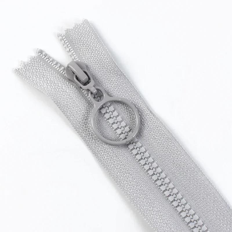 5/10/20Pcs Meetee 25/60cm 3# Resin Zippers Close/Open End Zipper for Clothes Bags Ring Puller Zip Garment Sewing Accessories