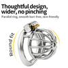 SEXBAY Stainless Steel Chastity Cage for Male-LGBT Lock Cock Ring Adult Sex Toy with BDSM SM Features