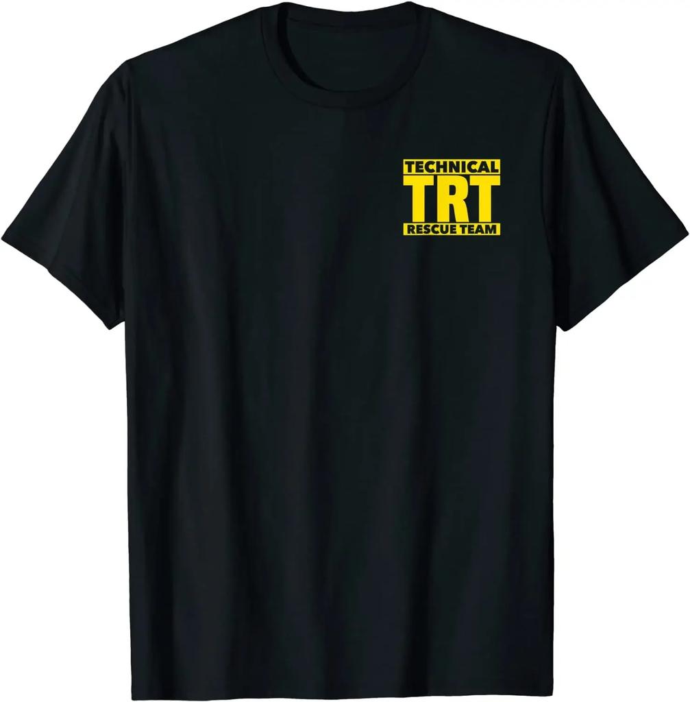 Summer Cotton O-Neck Short Sleeve T Shirt S-5xl Rescue Team Uniform TRT Fire Search EMS EMT Duty T-Shirt clothing new