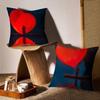 Creative Heart Stealing Pillow Case Sofa and Living Room Decorative Cushion Covers Dust-proof and Mite-proof Invisible Zipper