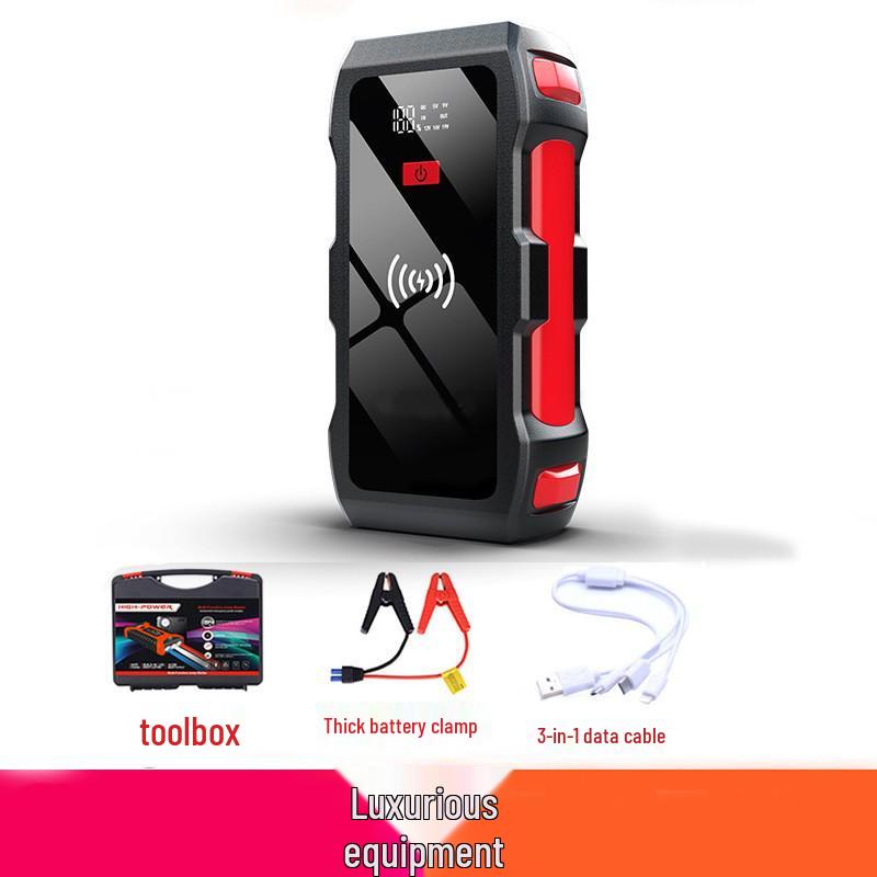 12V High-Capacity Car Jump Starter & Wireless Power Bank M10
