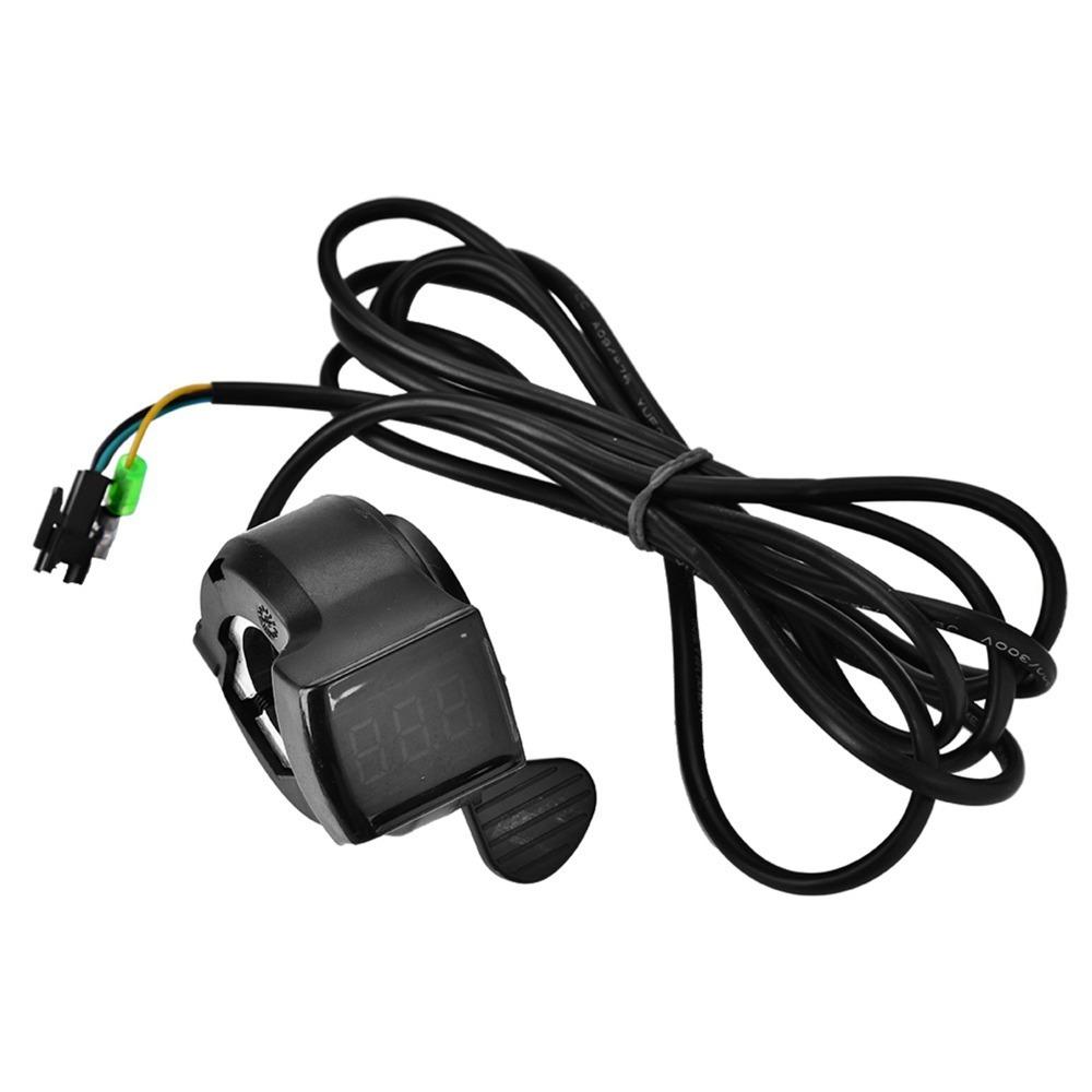 Black Scooter Thumb Throttle 12V-99V Thumb Throttle  Electric Scooter Accessory