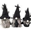 3 Stück/Set Halloween-Gnom-Puppen Gesichtslose Puppe Dekoration für Kamin Fenster Halloween Feiertagsgeschenk