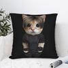 Leon S. Kennedy Kitty Pillowcase Printed Fabric Cushion Cover Decorations Pillow Case Cover Home Zippered 18"