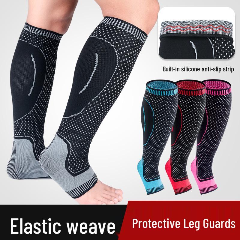 

Professional Sports Compression Calf Sleeves for Running, Basketball, Cycling, and Fitness Extra Large чёрный/серый