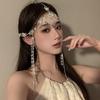 Bohemian Princess Tassel Forehead Pendant - Exotic Ethnic Style Hair Accessory