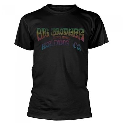Big Brother & The Holding Company Unisex Adult Vintage Cotton Logo T-Shirt