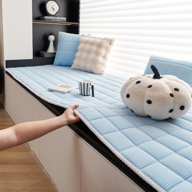 New Bay Window Mat Sponge Window Sill Mat Four Seasons Universal Non-Slip Tatami Bedroom Balcony Internet Celebrity Seat Cushion