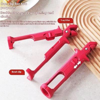 Clip anti-escaldaduras de silicona para cocina, soporte para platos, cuencos y ollas, accesorio de cocina con clip anti-calor
