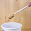 4/2Pcs Long-Handle Wooden Honey Spoon Practical Mixing Stick Stirring Teaspoon Kitchen Tool for Honey Jar Coffee Milk Tea