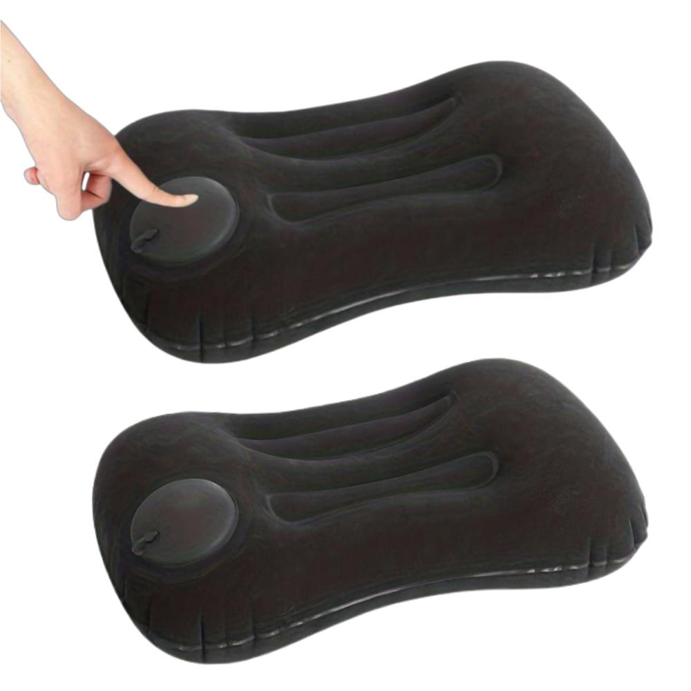 1/2pcs Foldable Inflatable Pillows Multifunction Neck & Waist Support Cushions for Office Car Camping Airplane Rest Air Pillow