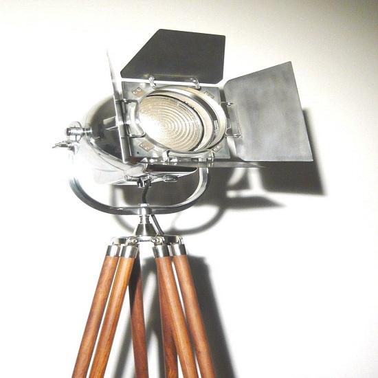 Lampada da terra Strand per teatro Lampada da terra industriale Studio Spot Lampada Art Deco Illuminazione cinematografica Illuminazione cinematografica Treppiede per film di Hollywood