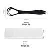 Stainless Steel Double-Layer Tongue Scraper for Adults - Relieves Bad Breath & Deep Cleans