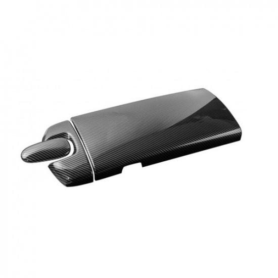 3x Gloss Black ABS Car Central Armrest Box Stick Trim For Benz S W221 2008-2012