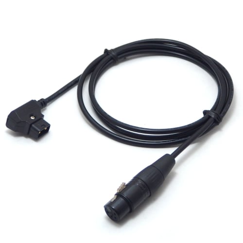 D-Tap Male To XLR 4-Pin Female Converter Cable, Selectable Cable Length (0.5m Cable)