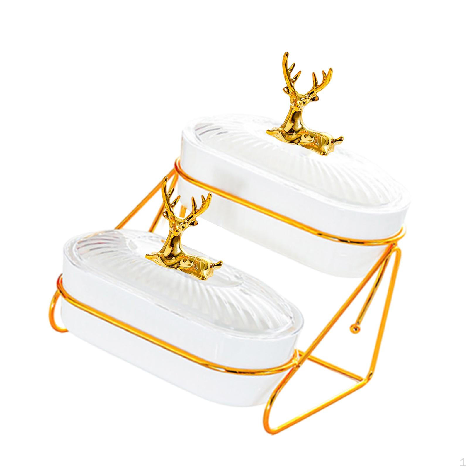 Миска с сухофруктами, орехами и сладостями, Поднос для подачи, Уровневые миски для фруктов 2 Tier