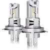 9005 led Bulbs, 30000LM Super Brighter, 6500K Cool White hb3 led Light Bulb with Cooling Fan, Plug-N-Play, High and Low Beam, Canbus Error Free, LED