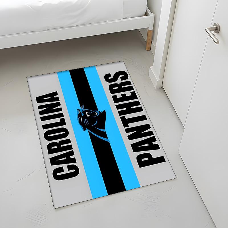 Carolina Panthers (5) Rug Suitable For Living Rooms Bedrooms Computer Rooms Dining Areas And Placement Under Tables And Chairs Also An Ideal Choice Fo