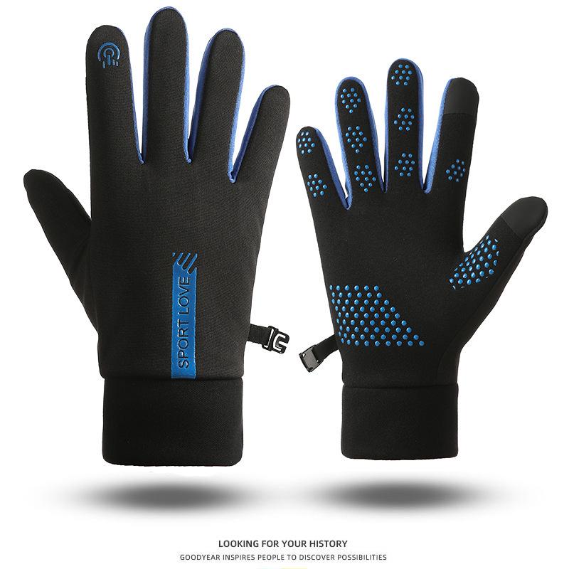 Windproof Waterproof Fleece-Lined Winter Gloves for Men & Women – Touchscreen Sports Gloves for Cycling, Skiing & Cold Weather