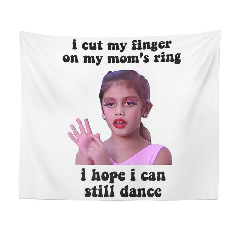 

Aertemisi I Cut My Finger on My MomS Ring I Hope I Can Still Dance Tapestry Wall Hanging Art for Bedroom Living Room Decor 74x94cm(29x37in)